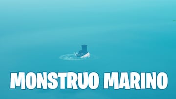 Fortnite: avistado un monstruo marino con el castillo de Pico Polar a sus espaldas