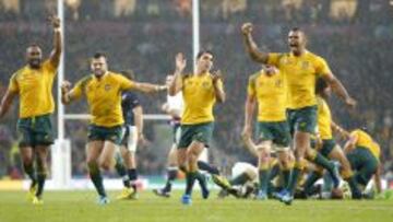 Sufrido triunfo de los wallabies.