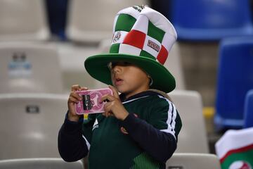 El color de la afición en el México vs Chile