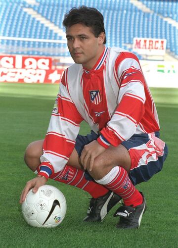 Jugó en el Atlético de Madrid la temporada 99/00