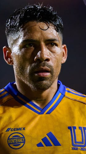 Javier Aquino of Tigres during the 2nd round match between Tigres UANL and FC Juarez as part of the Liga BBVA MX, Torneo Apertura 2025 at Universitario Stadium, on July 19, 2025 in Monterrey, Nuevo Leon, Mexico.