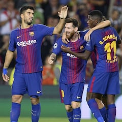 El nuevo tridente del Barça está en proyección de 110 goles