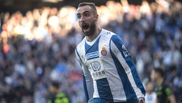 Darder, tras su gol en el Espanyol-Betis.