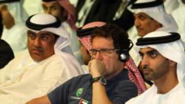 Fabio Capello, en una conferencia en Doha.