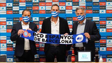 Rufete, Vicente Moreno y José María Durán, patrones del Espanyol