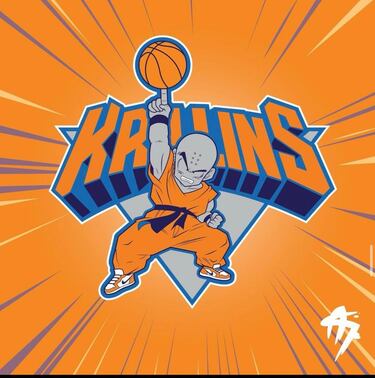 El increíble resultado de mezclar los logos de la NBA con Dragon Ball