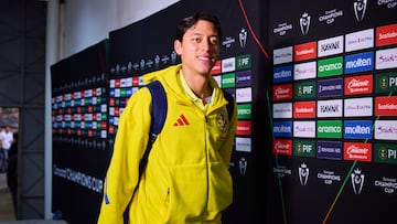Fernando Tapia of America during the round one first leg match between Olimpia and Club America as part of the CONCACAF Champions Cup 2026, at Nacional Chelato Ucles Stadium on February 03, 2026 in Tegucigalpa, Honduras.