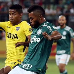 Con los colombianos, Palmeiras y Boca empatan en Copa
