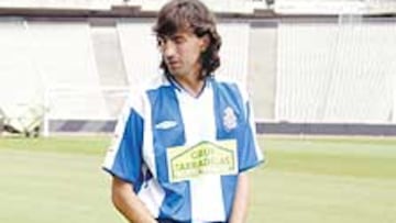 José Emilio Amavisca, que triunfó en el Real Madrid tras su paso por el Valladolid, recala en las filas blanquiazules.