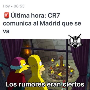 Los memes más divertidos tras el fichaje de Cristiano por la Juve