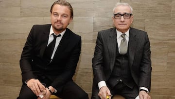 El actor Leonardo DiCaprio junto al director Martin Scorsese