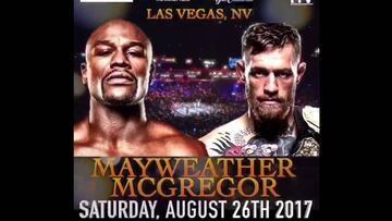 OFICIAL: Mayweather vs McGregor, el 26 de agosto