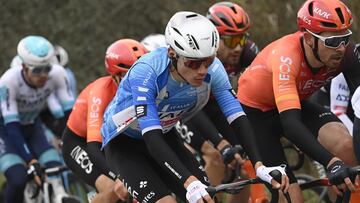 Juan Ayuso, líder de Tirreno-Adriático.