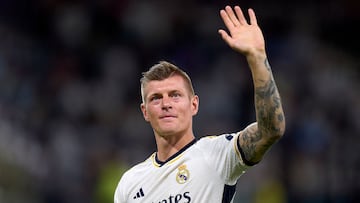Toni Kroos, en uno de sus últimos partidos con el Real Madrid.
