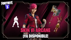 Fortnite x League of Legends: skin Vi Arcane ya disponible