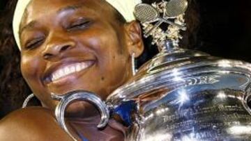 <b>CAMPEONA.</b> La estadounidense Serena Williams conquistó su cuarto entorchado en el Abierto de Australia tras arrollar en una hora exacta a la rusa Dinara Safina (6-0, 6-3).