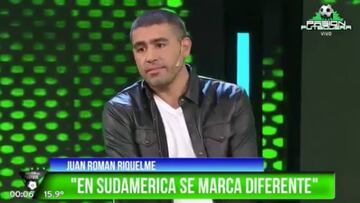 Riquelme: "Acá en Sudamérica Sergio Ramos no haría ni un gol"