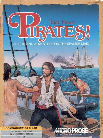 Captura de pantalla - Sid Meier&#039;s Pirates! (C64)