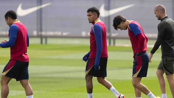 Xavi Hernández’s team welcomes Mallorca at the Lluís Companys with eyes already on Tuesday’s crucial game in the Champions League.