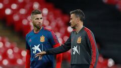 Sergio Ramos sends message of support to manager Luis Enrique