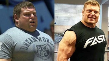 Halfthor Bjornsson, el actor de La Montaña en Juego de Tronos, recogió en su Twitter la brutal transformación de Zydrunas Savickas, el hombre más fuerte del mundo.