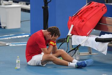 Así celebró Pablo Carreño la medalla de bronce