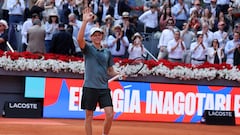 Sinner sigue imparable y jugará la final de Madrid