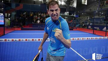 Paquito Navarro en el World Padel Tour.