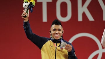 Luis Mosquera gana medalla de Plata en halterofilia