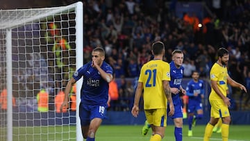 Slimani deja al Leicester más cerca de la clasificación