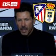 Rueda de prensa de Simeone tras el Atlético de Madrid 2 - Real Oviedo 0