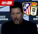Rueda de prensa de Simeone tras el Atlético de Madrid 2 - Real Oviedo 0