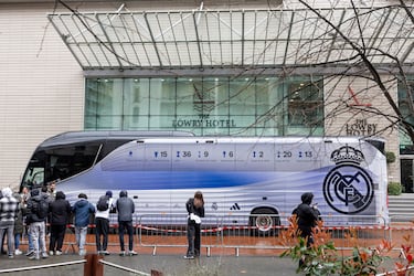 El autocar del Real Madrid. 