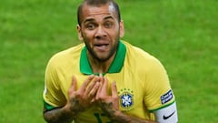 Omitted Dani Alves has started 11 of Brazil's last 12 games.