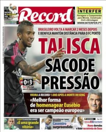 Portadas de la prensa deportiva