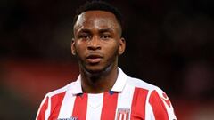 El futbolista Saido Berahino durante un partido con el Stoke City.