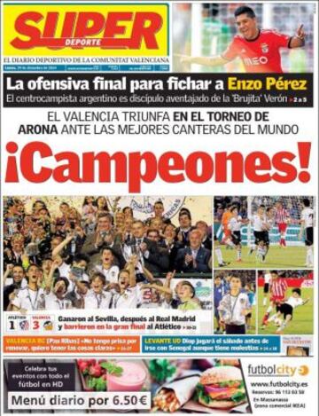 Portadas de la prensa deportiva