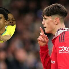 Garnacho responde a la nueva estrella del Chelsea