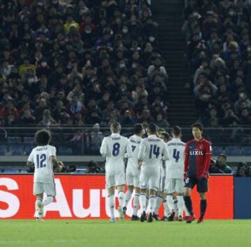 Benzema marca el 1-0.