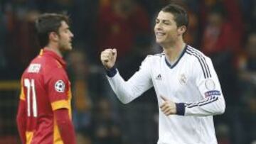 Cristiano marcó ante el Galata.
