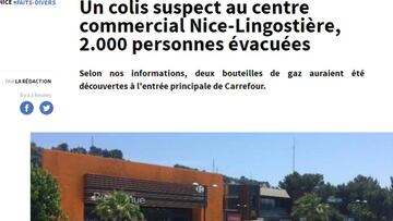 Evacuan a 2.000 personas por un paquete sospechoso en Niza