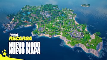 fortnite recarga nuevo modo nuevo mapa