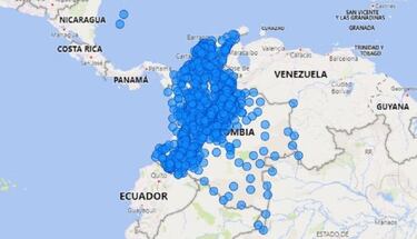Mapa de casos y muertes por coronavirus por departamentos en Colombia: hoy, 20 de noviembre