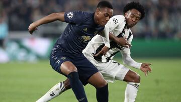 Cuadrado hace un buen partido, pero Juve cae ante el United