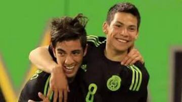 Chucky Lozano y Rodolfo Pizarro, selección mexicana