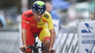 Castroviejo, bronce en la crono de Doha: oro para Tony Martin