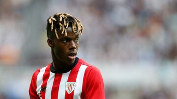 Soccer Football - Pre Season Friendly - Newcastle United v Athletic Bilbao - St James' Park, Newcastle, Britain - July 30, 2022 Athletic Bilbao's Nico Williams Action Images via Reuters/Ed Sykes