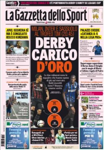 Portadas de la prensa deportiva