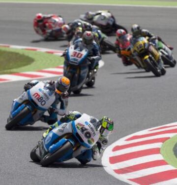 Pol Espargaró a la cabeza seguido de Esteve Rabat.