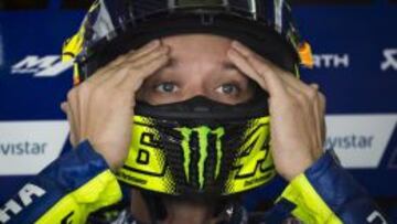 Rossi s&oacute;lo pudo ser sexto en la calificaci&oacute;n de MotorLand.